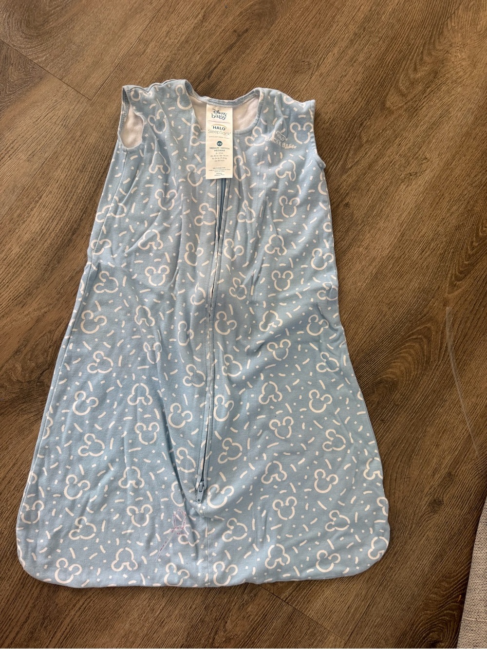Disney + Halo Light Blue Sleeveless Sleep Sack for Kids